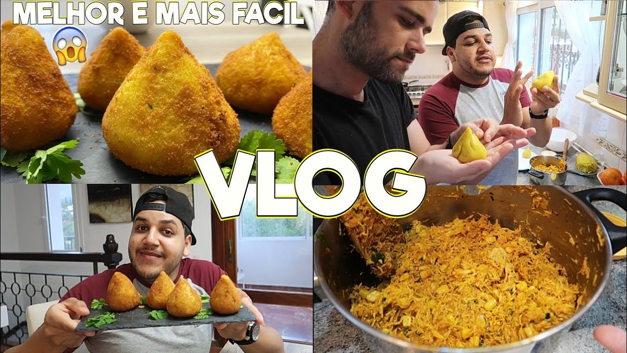 MELHOR COXINHA DE FRANGO SUPER CROCANTE - MASSA MAIS FÁCIL DO MUNDO🤤 - Meu Jeito Maiko de Ser