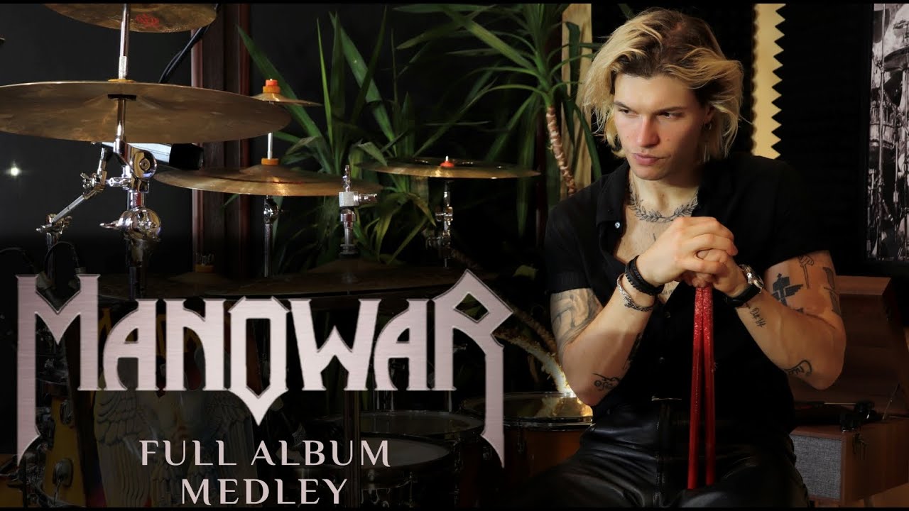 MANOWAR - BATTLE HYMNS FULL ALBUM DRUM MEDLEY