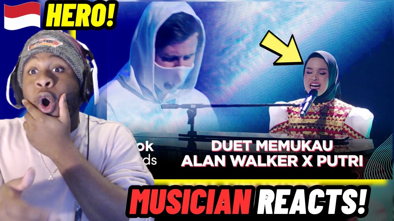 OH. MY. GOD. Alan Walker X Putri Ariani - Hero | TIKTOK AWARDS INDONESIA 2023 REACTION