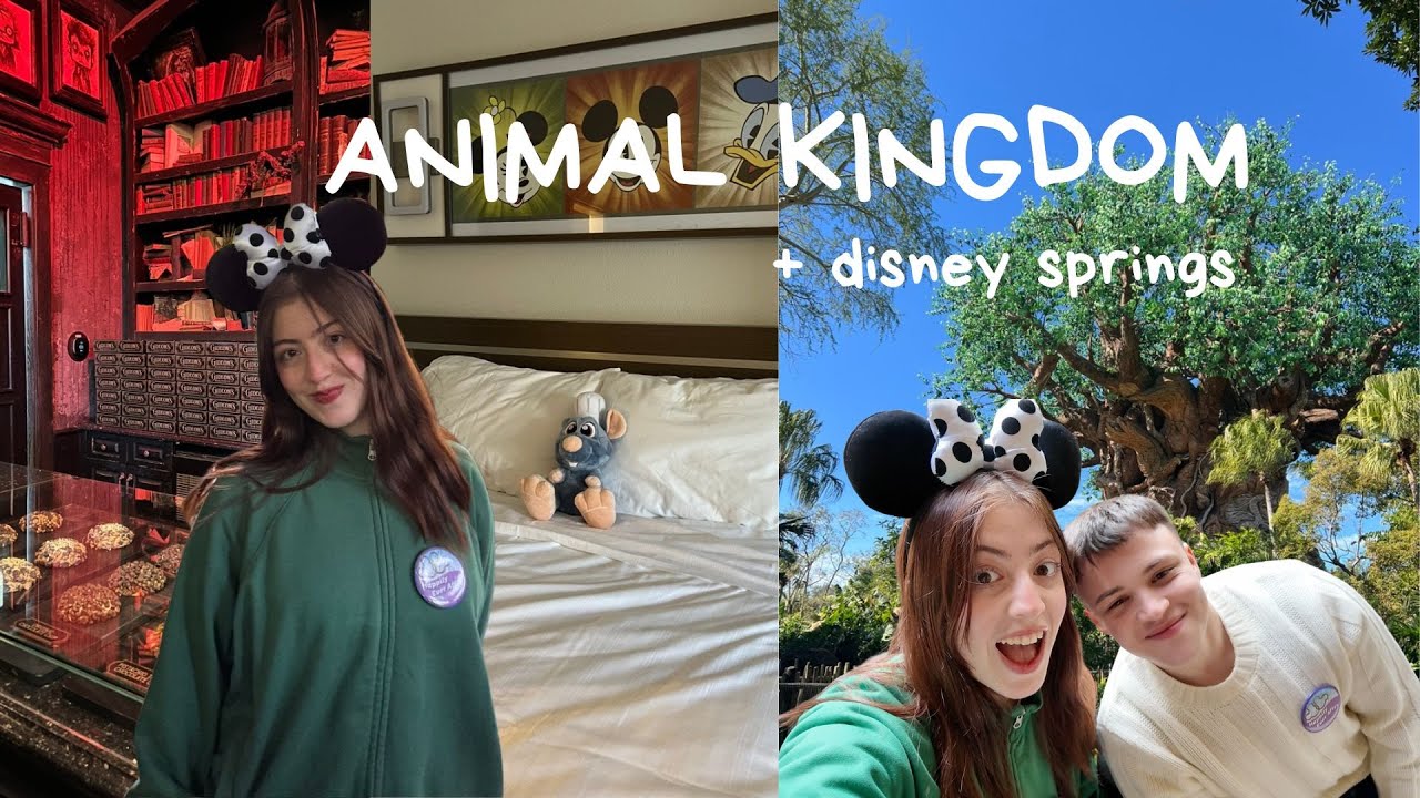 Vlog Animal Kingdom + Disney Springs 🌳🦒