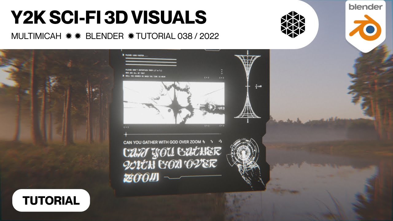 safe haven - y2k sci-fi 3D elements - blender 3.1 tutorial