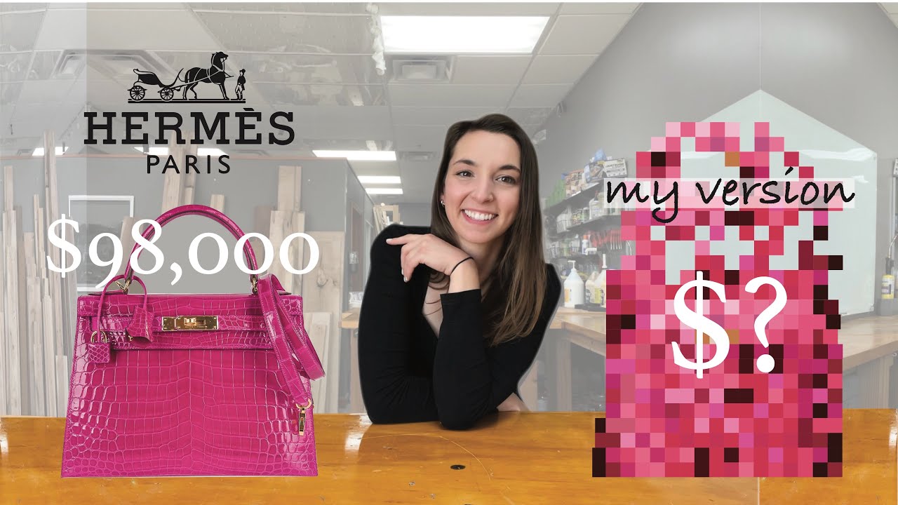Making a $90,000 Handbag in a Makerspace || Laser Cutting an Hermes Kelly