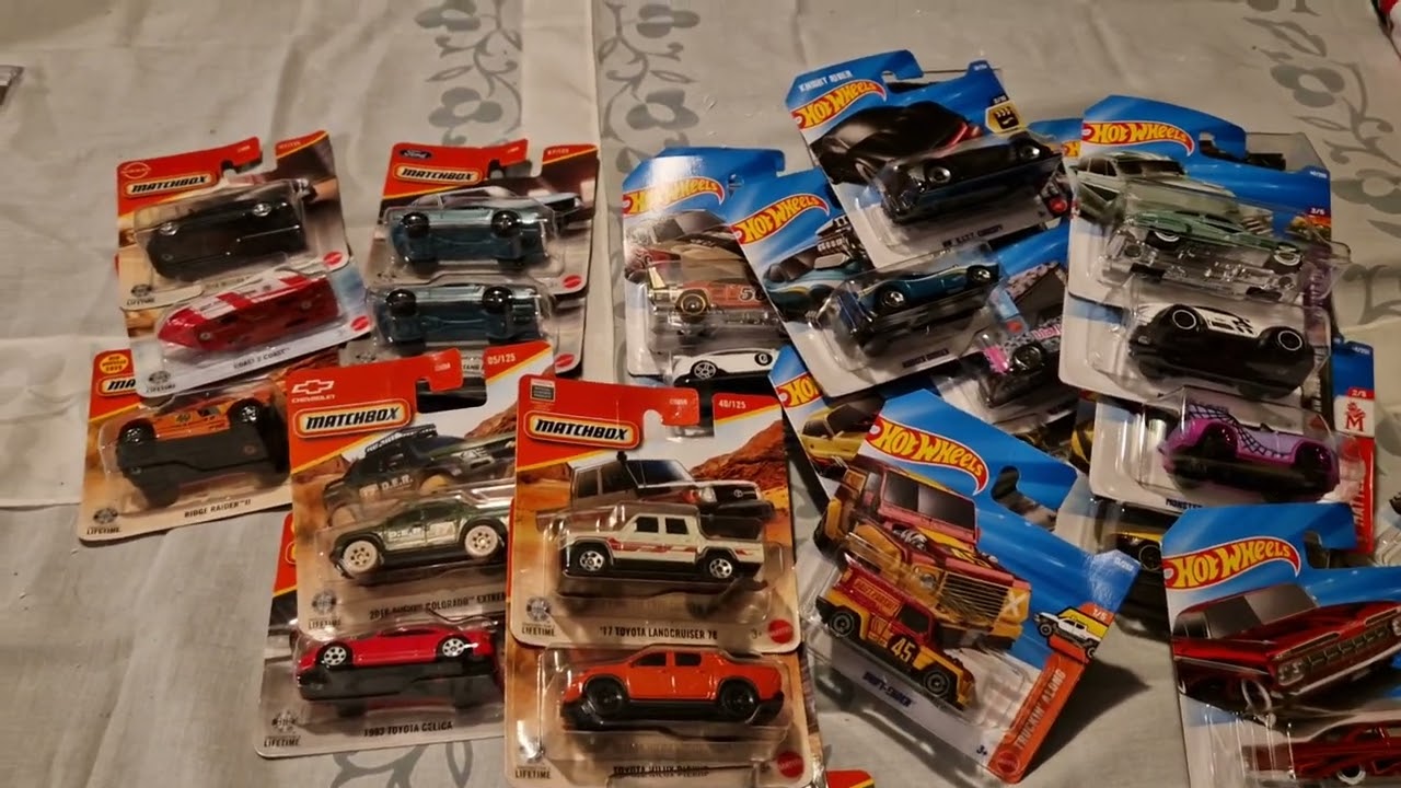 Achats février 2026 : Hotwheels à Lidl, Matchbox  à  Action et Maillots de foot à Noz