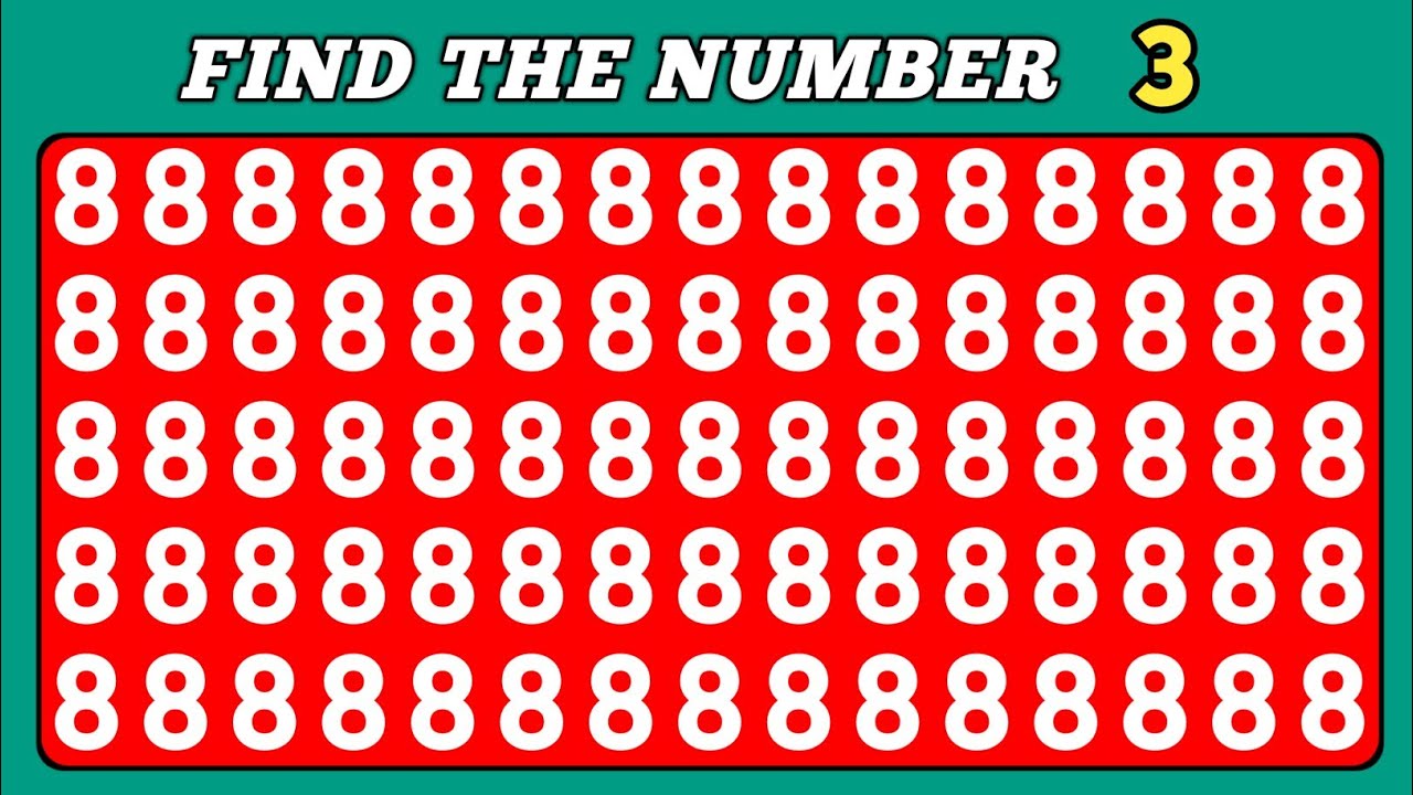 Find The Odd One Out - Different | Number & Letter Edition