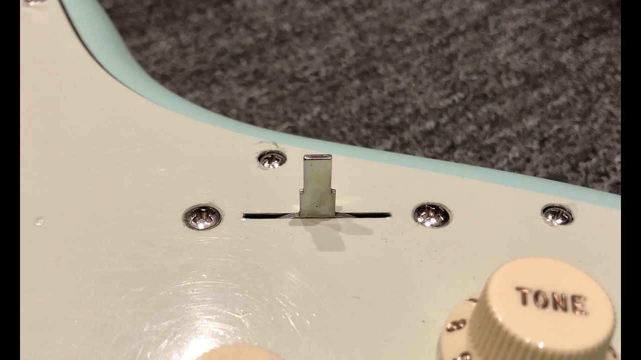 Keeping your Selector Switch Tip in Place. #guitarhacks #guitarmods #pickupmod #guitar #wiring