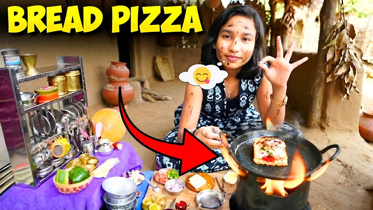 Mini Bread Pizza Cooking 🔥🍞🍕  | Simple Recipe in 5 Minutes! 😱 | 
