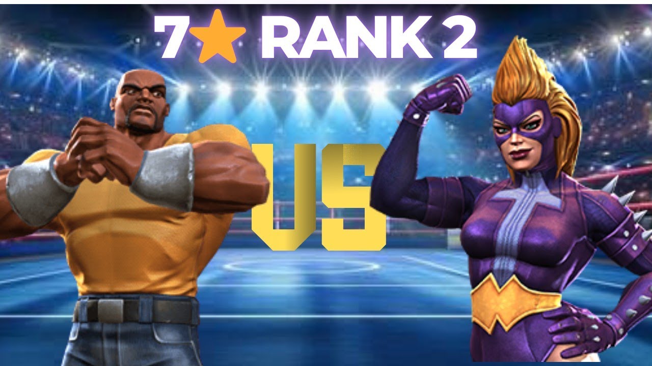 Luke Cage Vs Titania | Damage Comparison | Mcoc | Marvel Contest Of Champions