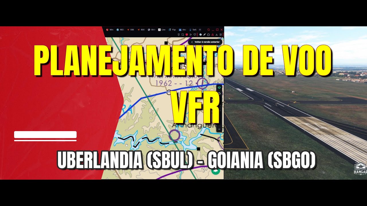 Dicas de planejamento de voo VFR - SBUL/SBGO 