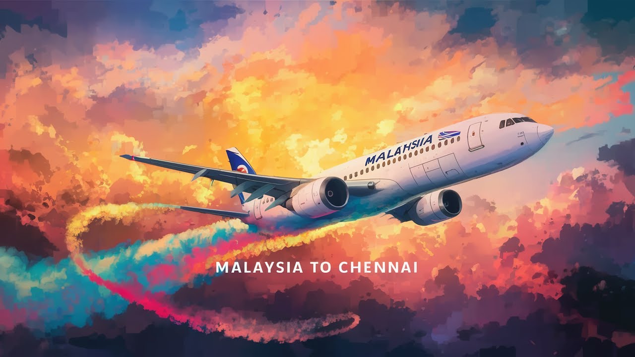 Malaysia to Chennai with Boeing 737 Aircraft Sounds Only | Raw Aviation Experience 🛫✈️