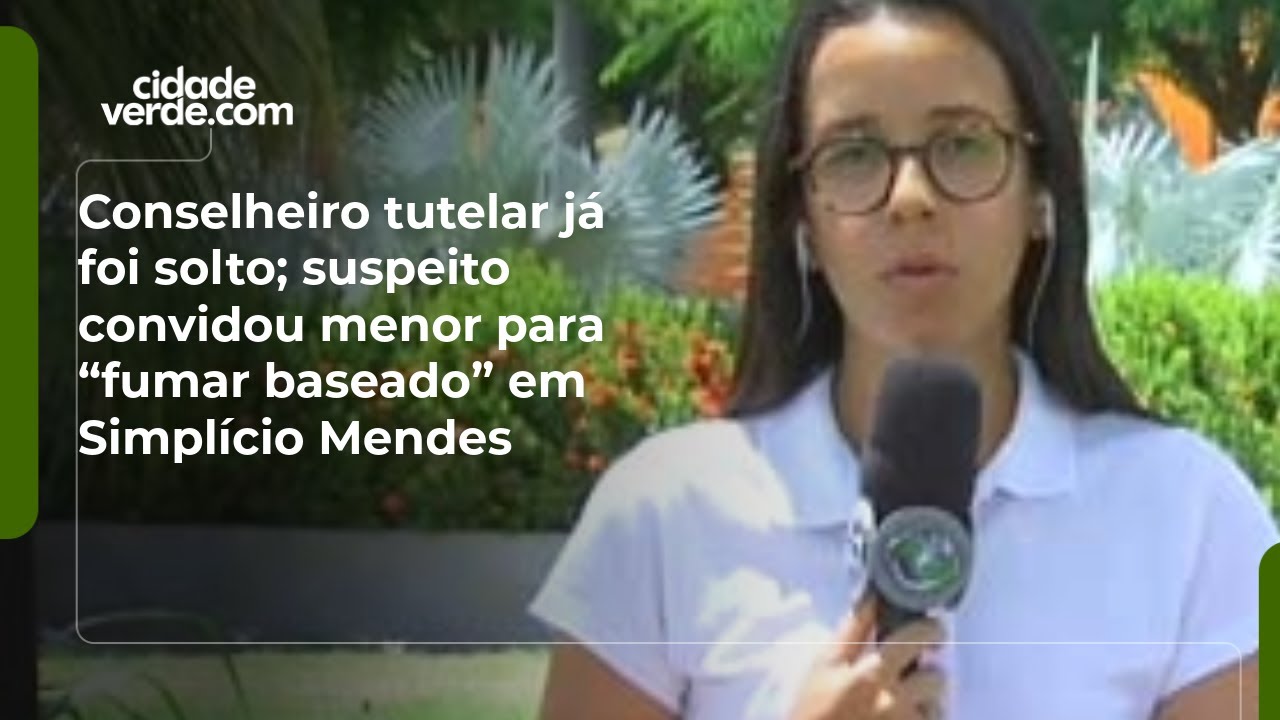 Conselheiro tutelar já foi solto; suspeito convidou menor para “fumar baseado” em Simplício Mendes