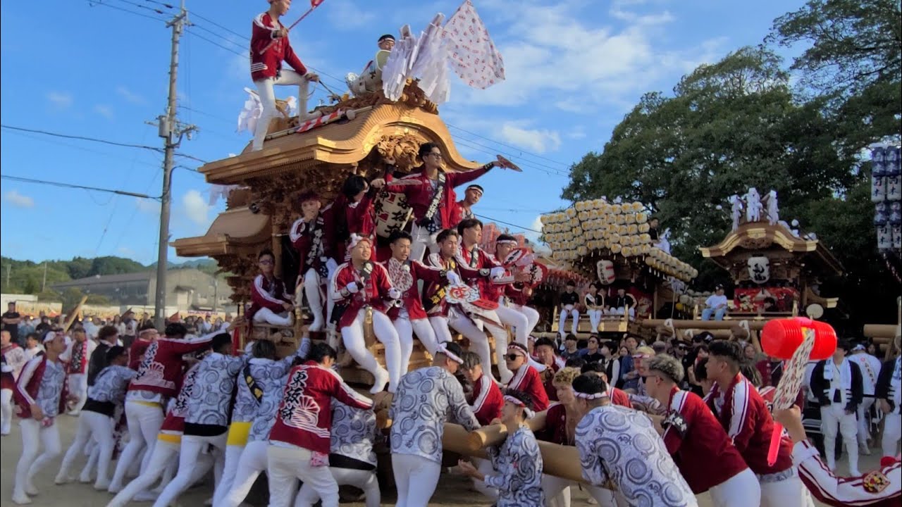 令和7年　東板持だんじり　宮出