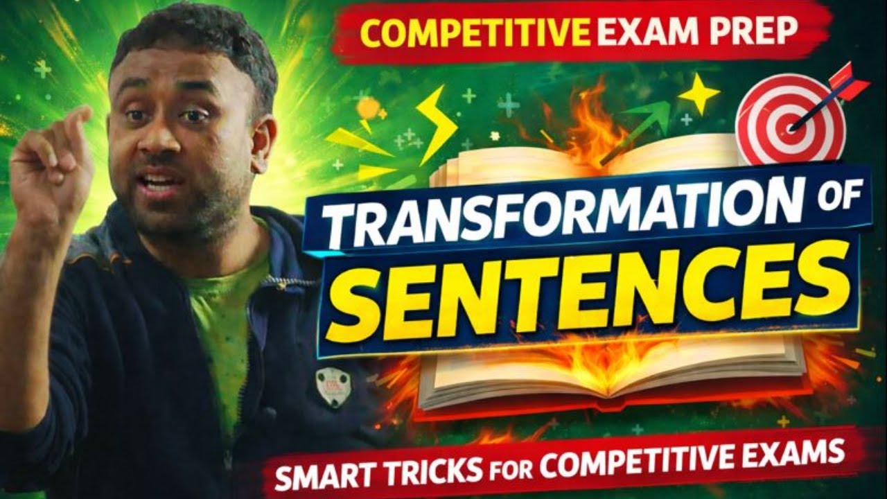 Transformation Of Sentences | বাক্যের রূপান্তর | WBP - SSC - WBPSC - BANK - RAIL | SAC 🚨