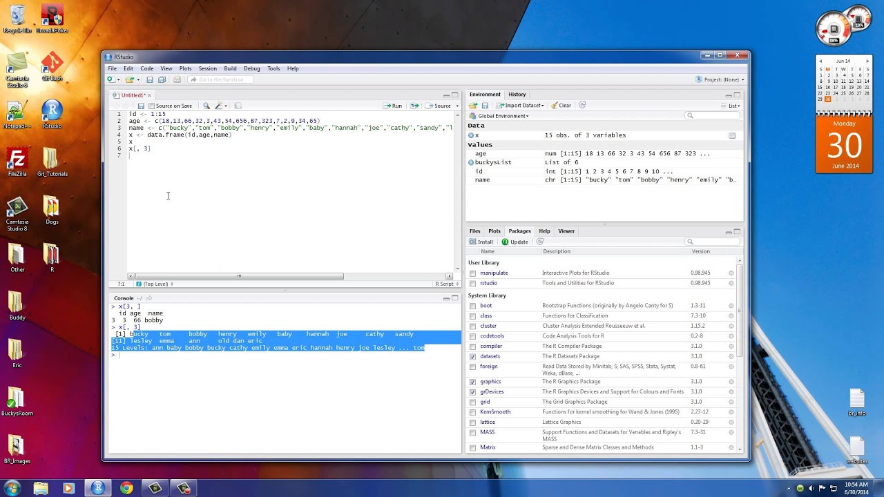 R Programming Tutorial - 12 - More on Data Frames