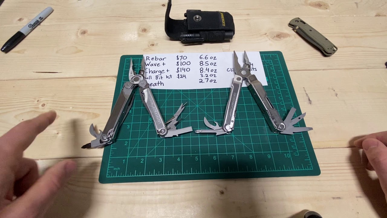 Talking Tools: Leatherman Wave+ vs. Rebar (Which is for you?)
