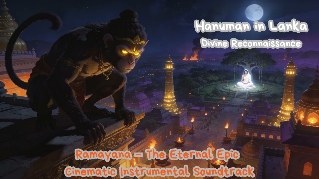 Hanuman in Lanka – Divine Reconnaissance | The Messenger of Ram | Ramayana Instrumental
