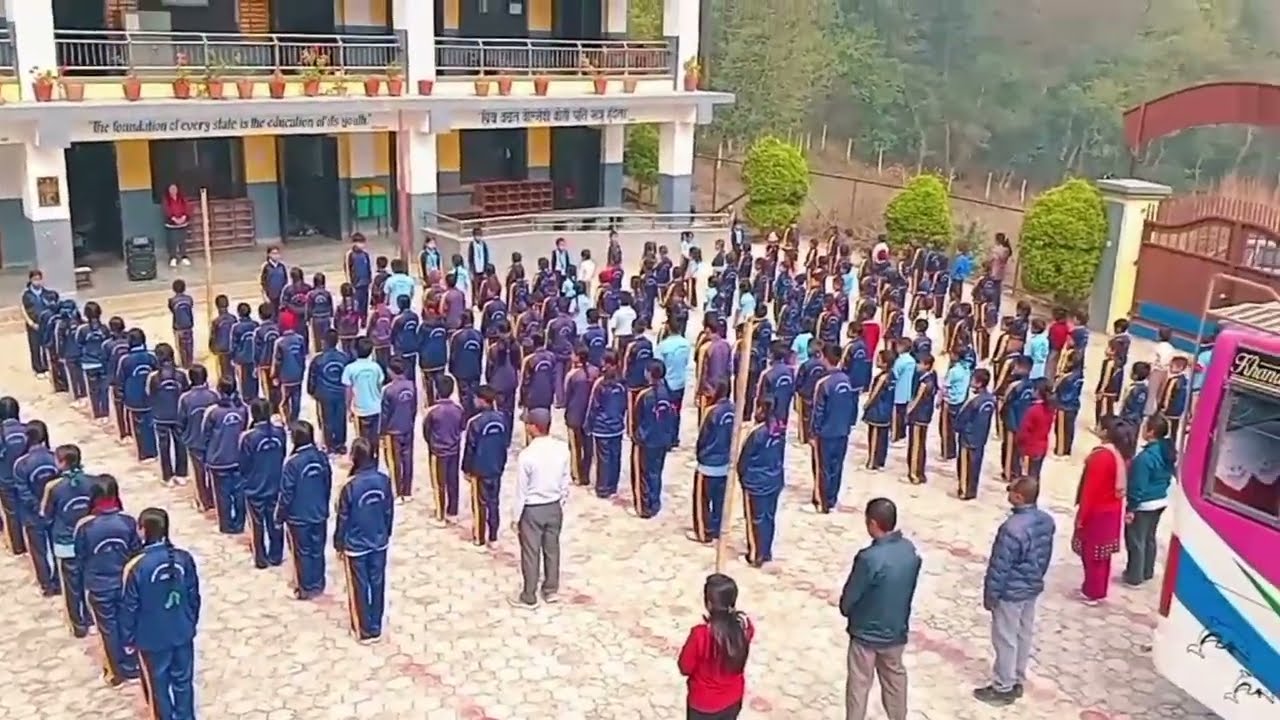 Morning Assembly @ Shanti Niketan SS