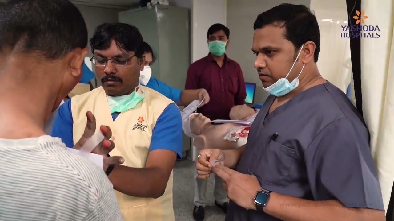 Disaster Management Mock Drill at Yashoda Hospitals Somajiguda