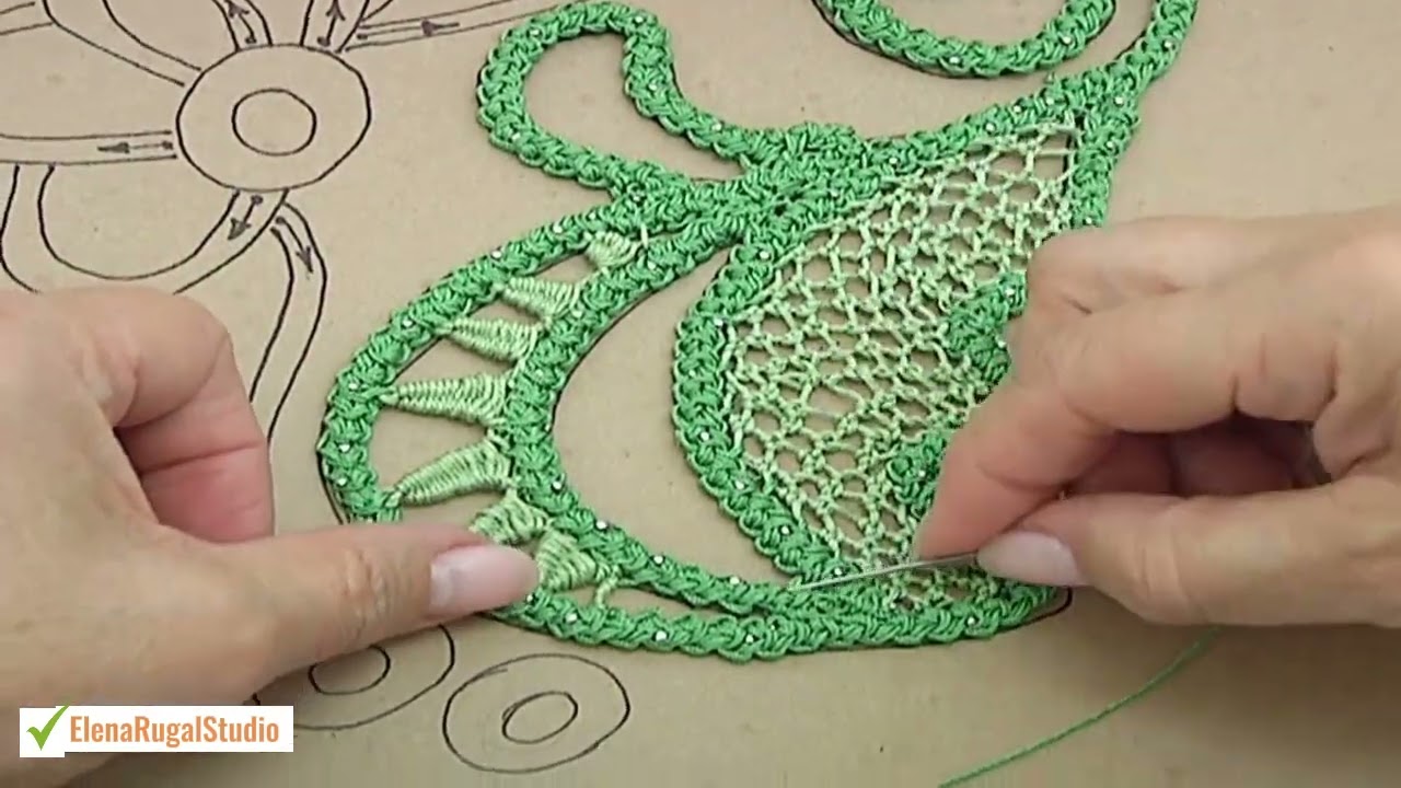Needlework. Romanian Point Lace.