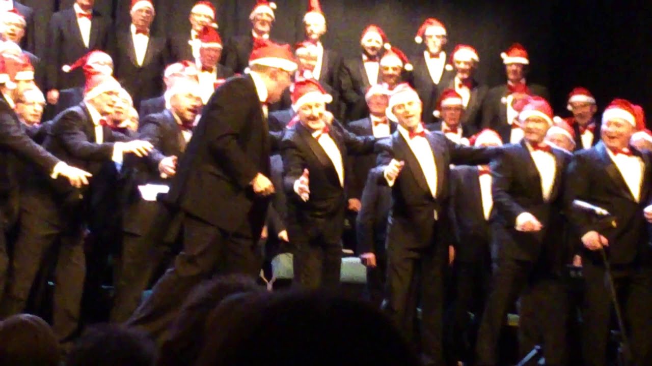 Cwmbach Male Choir Sing and DANCE to Winter Wonderland