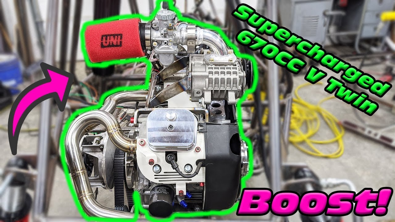 Mounting A Supercharger On A Predator 670cc V Twin