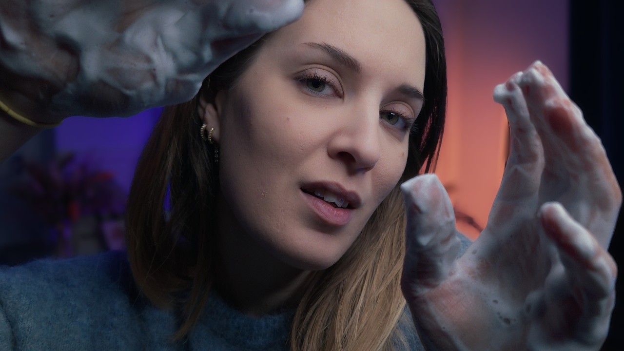 ASMR Shampoo & Haircut Roleplay Binaural Hair Washing, Brushing & Scissor Sounds Soft Spoken FR/EN