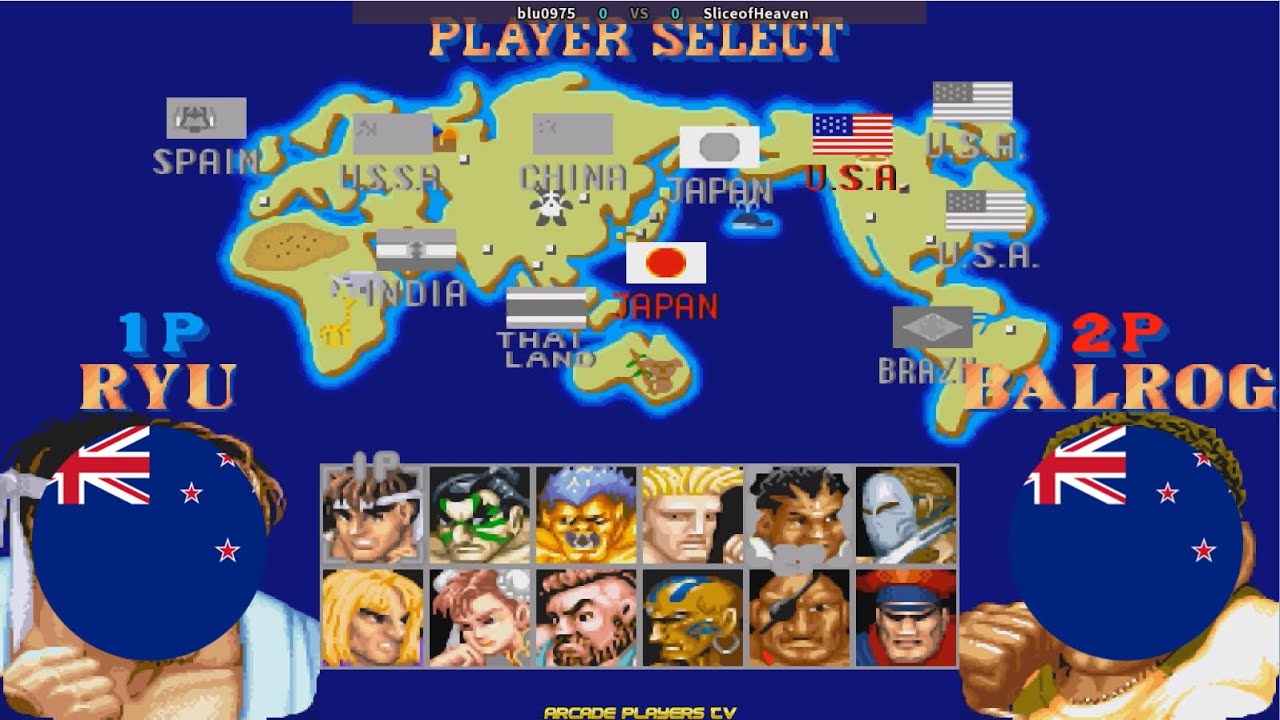 Street Fighter II' - Hyper Fighting ➤ blu0975 (NZ) vs SliceofHeaven (NZ) sf2hf
