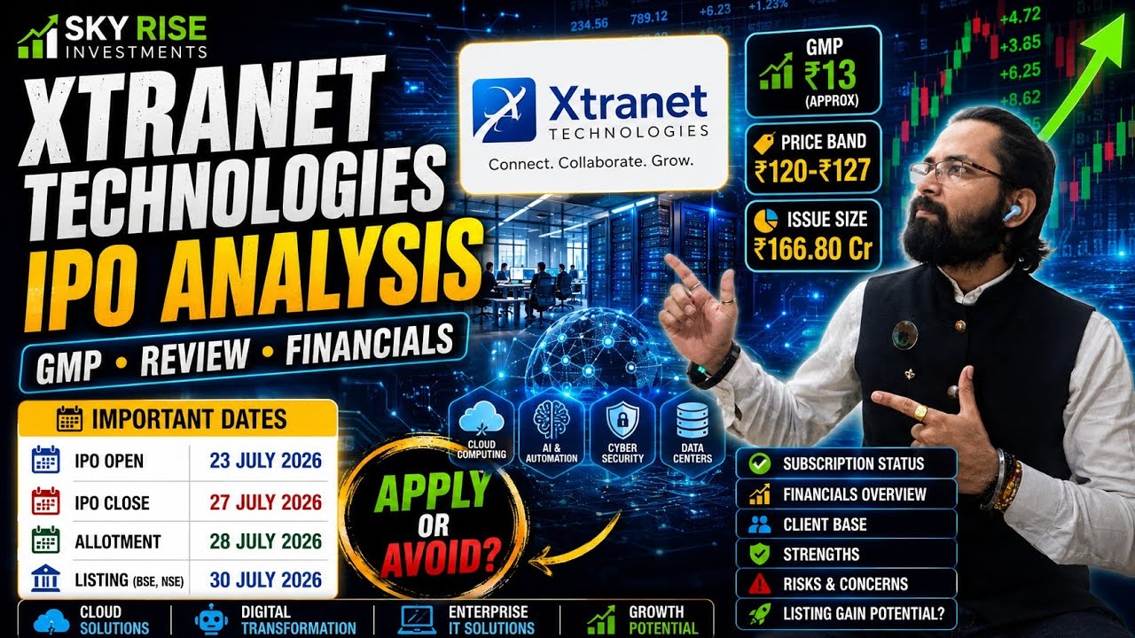 Xtranet Technologies IPO GMP Today | Xtranet Technologies IPO Review & Analysis | Apply or Avoid? 🚀