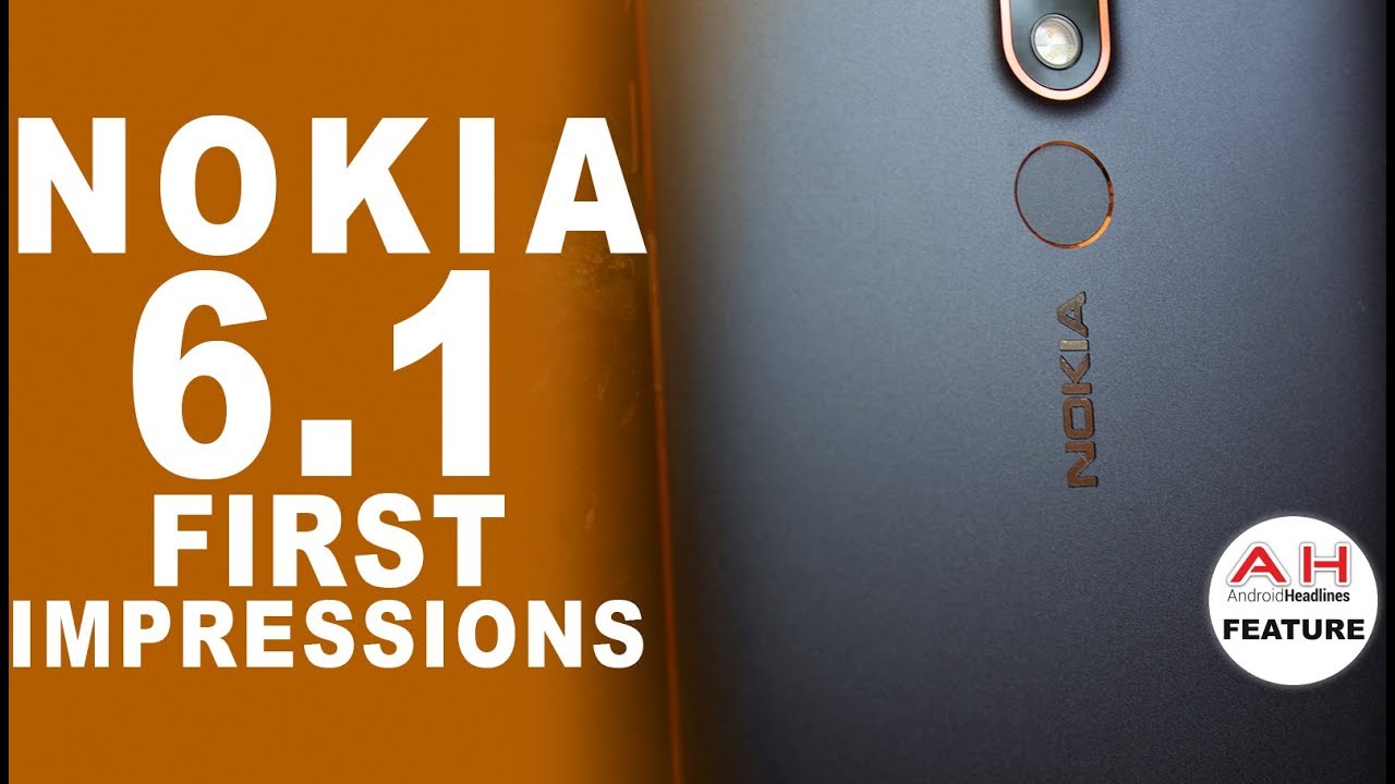 Nokia 6.1 First Impressions - Black and Copper are a Showstopper