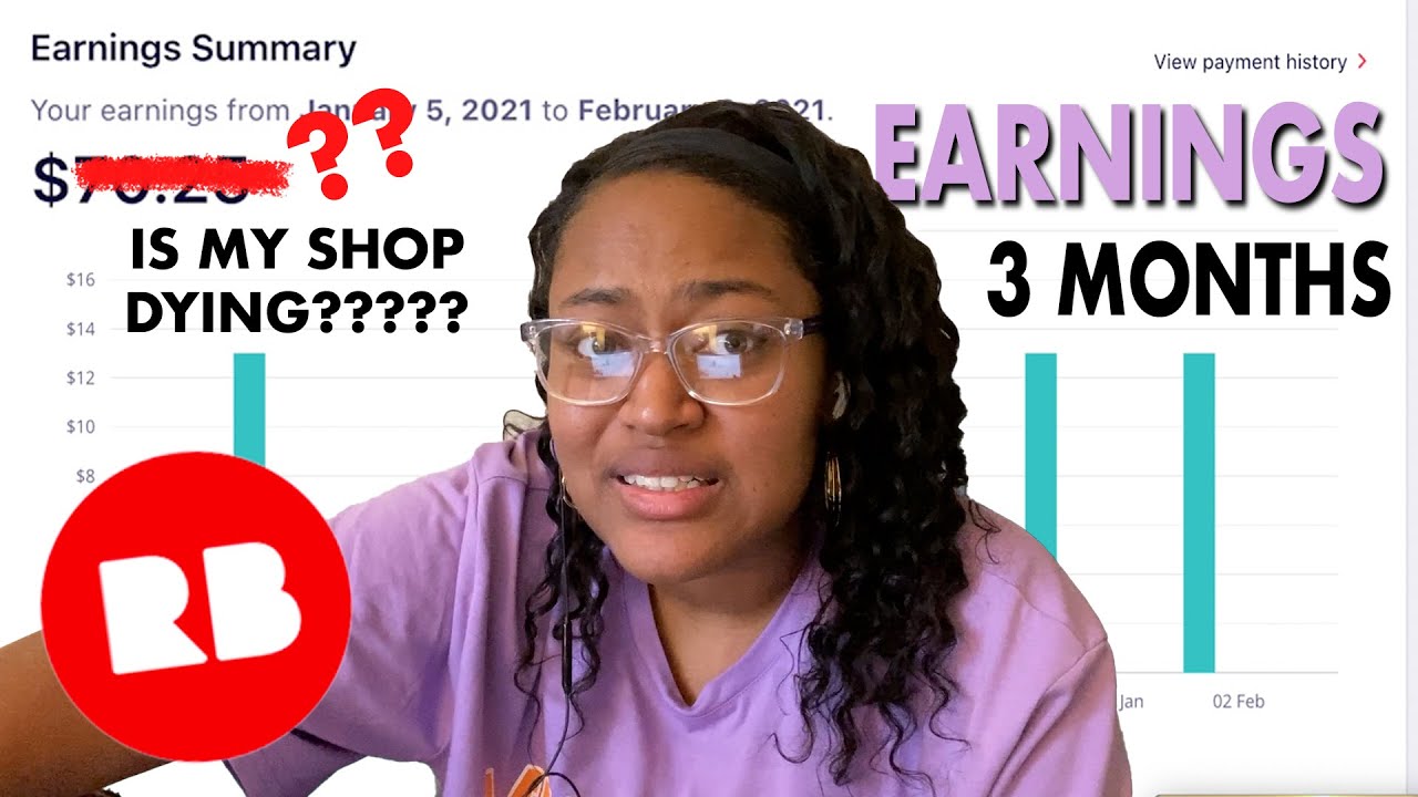 HOW MUCH I MADE IN 3 MONTHS ON REDBUBBLE | EARNINGS income Report 2021