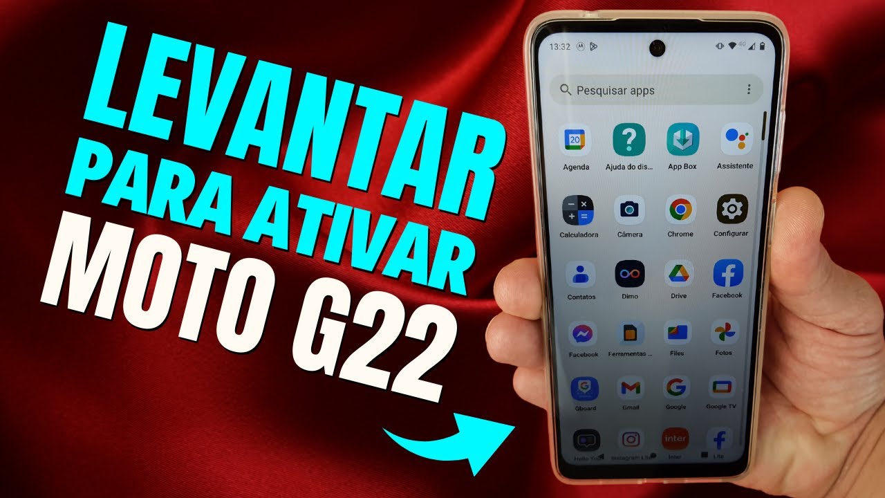COMO USAR A FUNÇÃO LEVANTAR PARA ATIVAR O CELULAR MOTOROLA MOTO G22 E TER ACESSO MAIS RÁPIDO