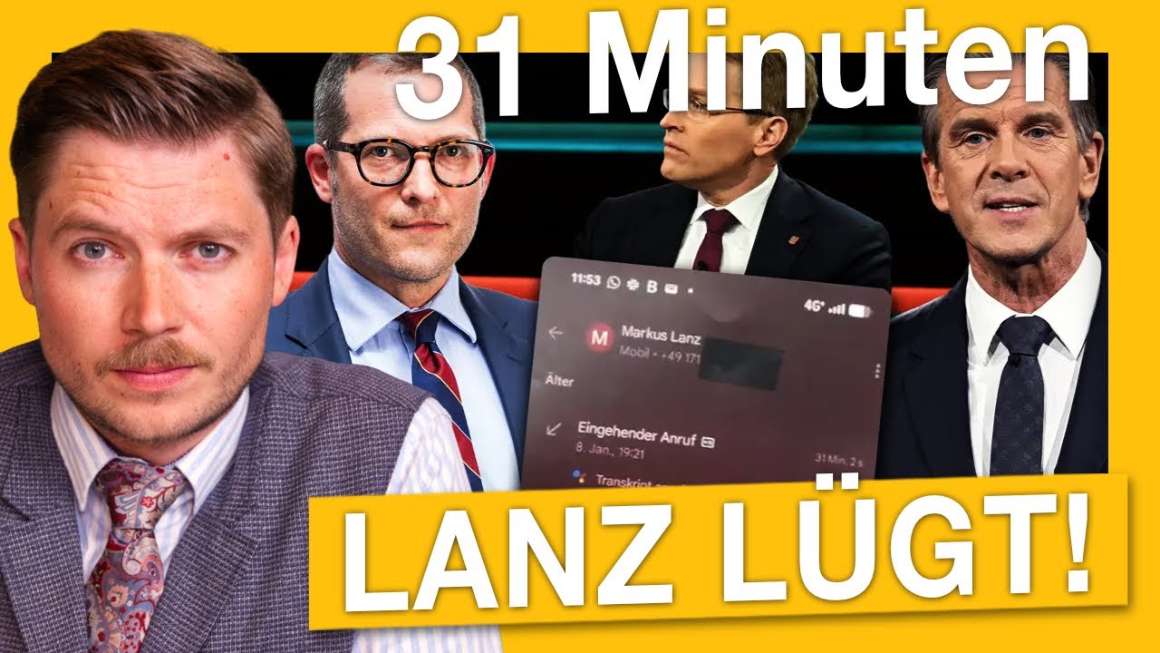 31 Minuten Telefonat mit Reichelt! Hat Markus Lanz alle belogen?