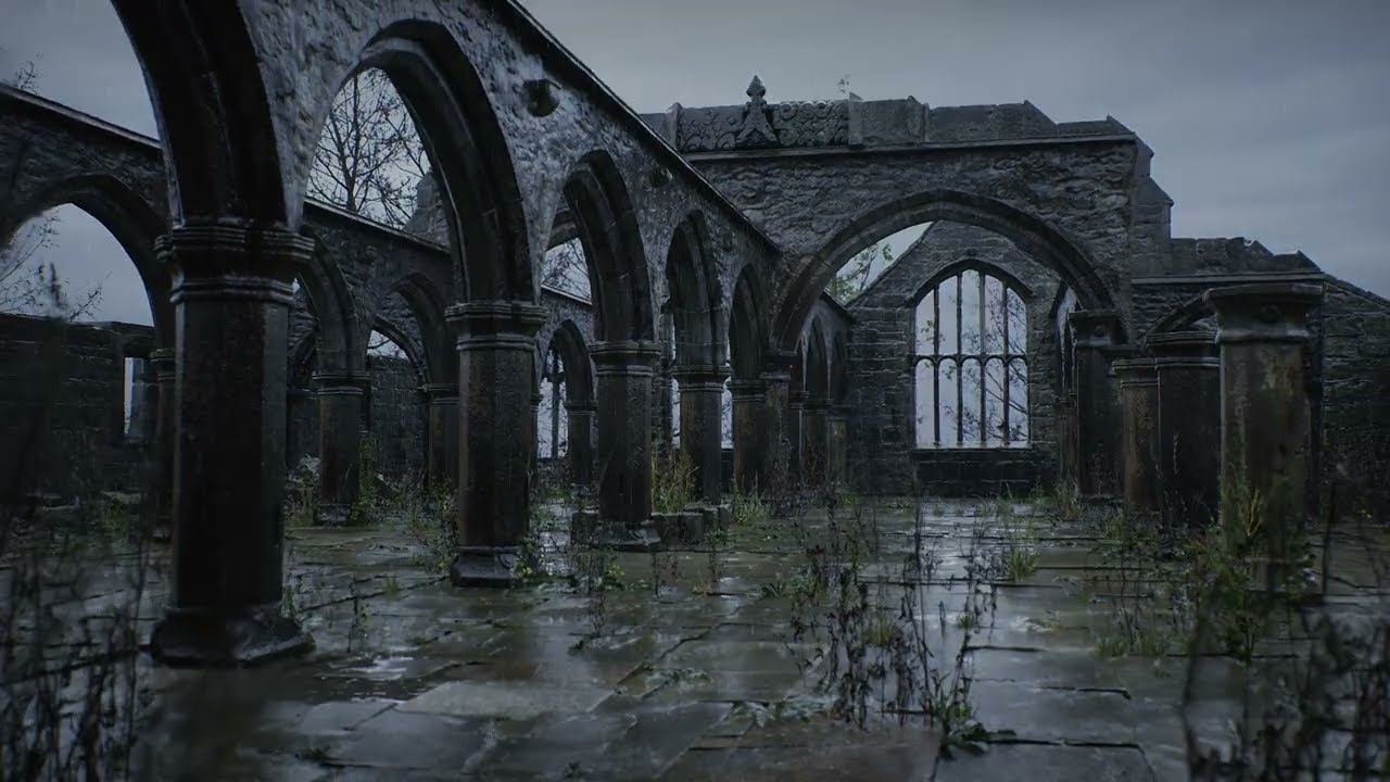 Medieval Church Ruins - Quixel Megascans - 4K Cinematics