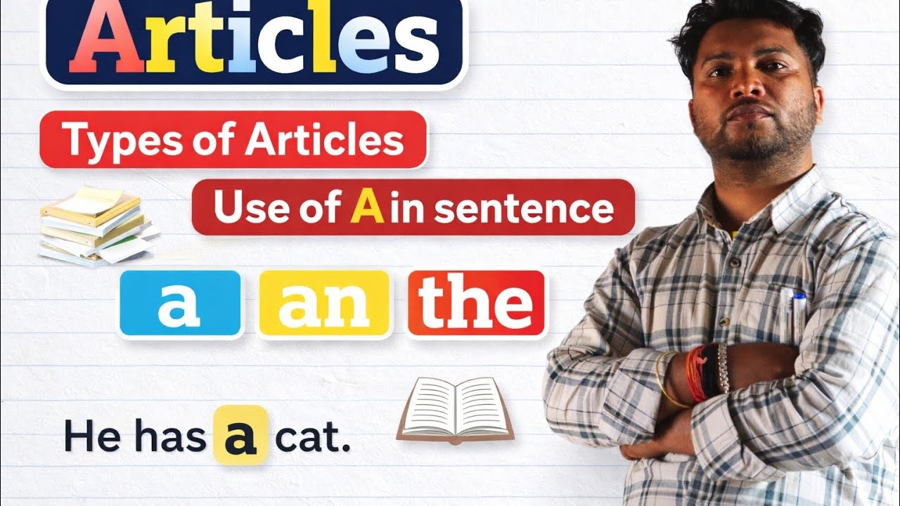 Grammar Foundation class All Exam Basic Hindi to English learning skills||  Article||types||Part||