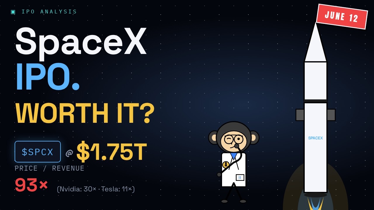 The SpaceX IPO Explained in 90 Seconds (Bull + Bear Case)