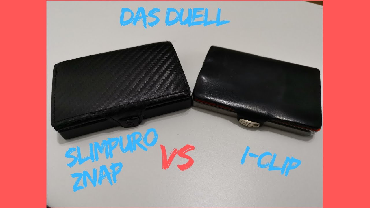 Slimpuro ZNAP vs. iClip - welches Slimwallet ist besser?