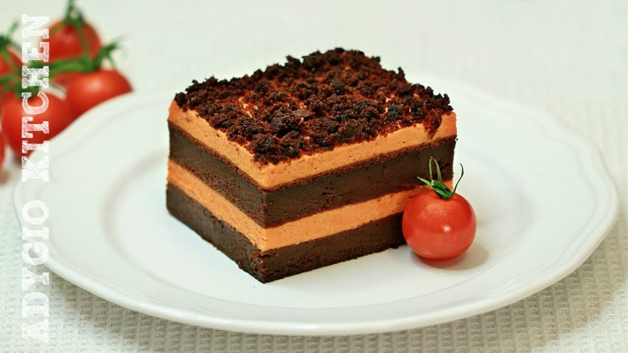 Prajitura de post cu rosii / Prajituri de post Adygio Kitchen