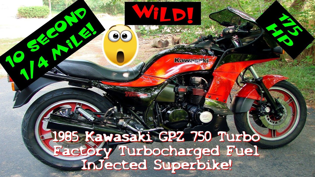 1985 GPZ-750 Turbo 175HP Kawasaki RESTORED Wicked 80's Classic Superbike! Startup & Walkaround in HD