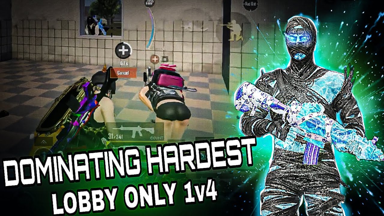 Intense 1v4🔥dominating hard lobby🔥🔥😱|PUB G| TEAM-GODx
