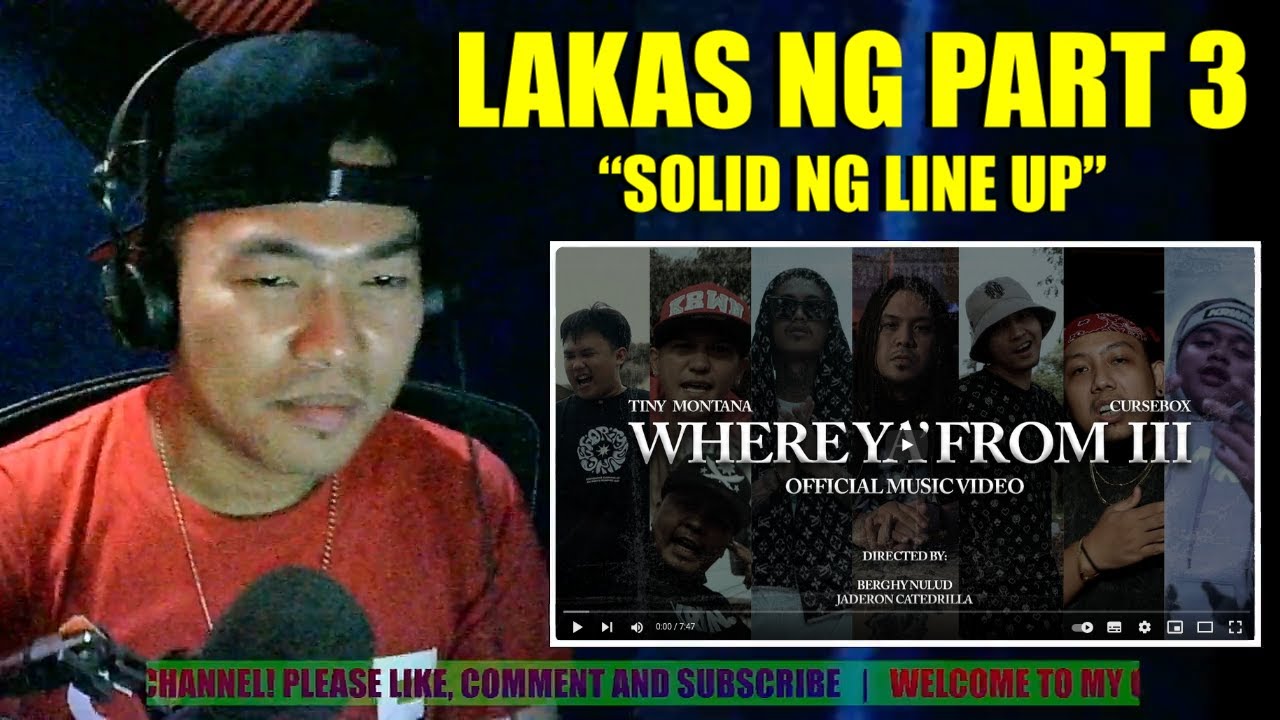 LAKAS NG LINE UP! | Where Ya From 3 (Official Music Video) | REACTION VIDEO