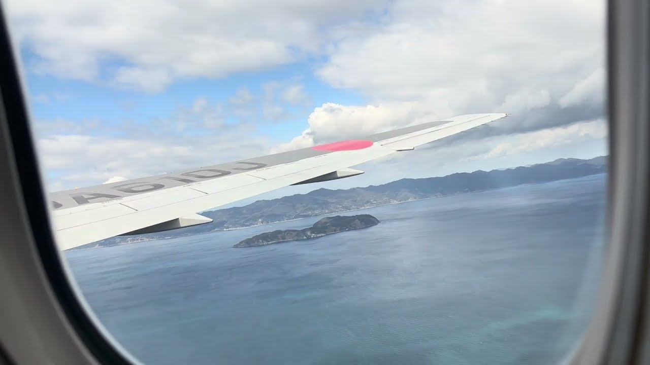 【強風でゴーアラウンド】徳島空港　JAL Boeing 767-300