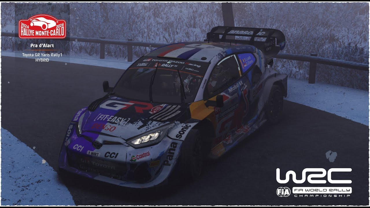 Sebastien Loeb - Toyota Yaris Rally1 -  Monte Carlo 2025