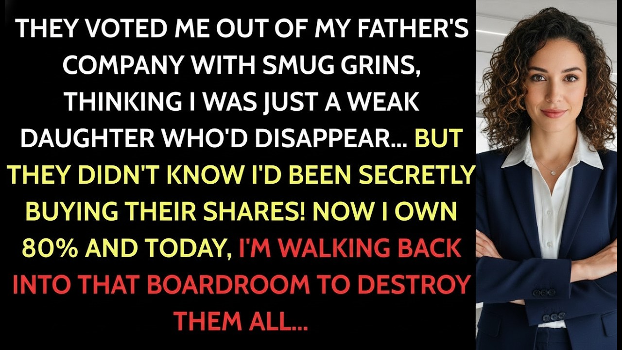 They Voted Me Out at the Board Meeting — Not Knowing I Owned 80%