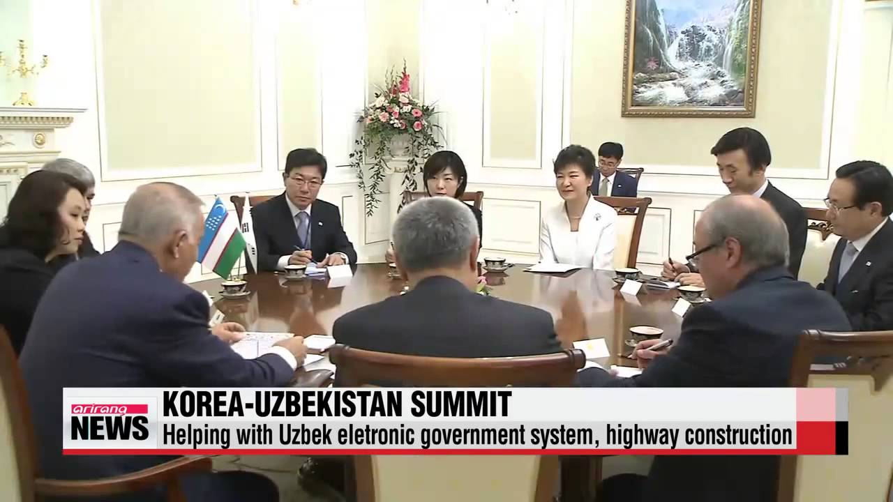 Leaders of Korea, Uzbekistan agree to expand economic cooperation