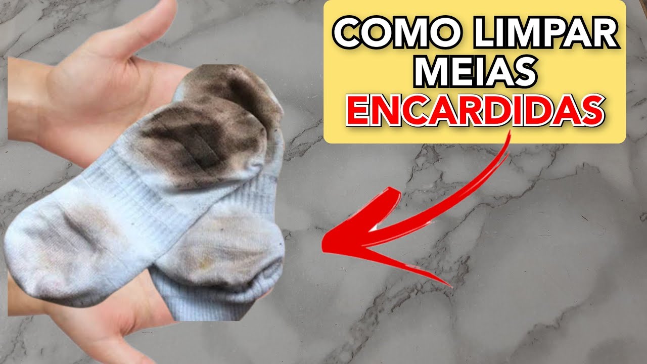SEM ESFREGAR | Como CLAREAR e DESENCARDIR MEIAS e ROUPAS SUJAS