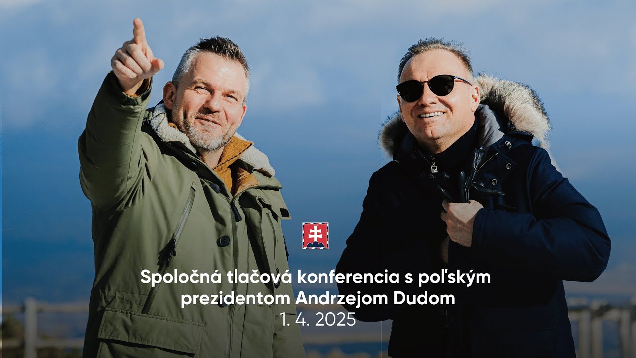 Spoločná tlačová konferencia s poľským prezidentom Andrzejom Dudom