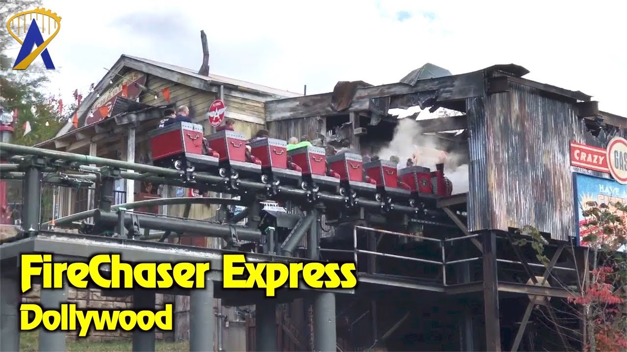 FireChaser Express Roller Coaster POV at Dollywood