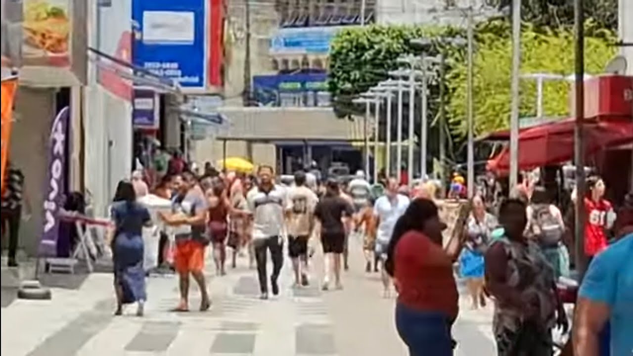 Movimento topado no centro de arapiraca 