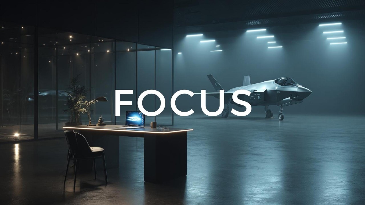 ※Brain Hack: Enter the Flow State Instantly 🏎️ Luxury Office Ambience with Supercar View