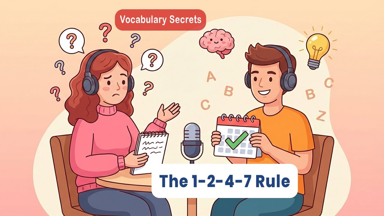 Never Forget English Vocabulary Again!  The 1-2-4-7 Rule