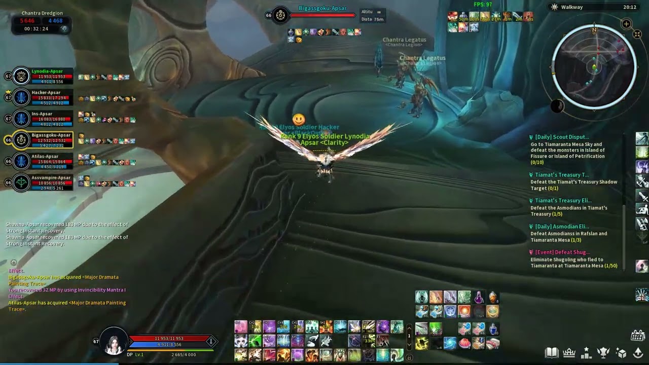 Dredgion Aion ascend Cleric POV #aion #gaming #mmorpg